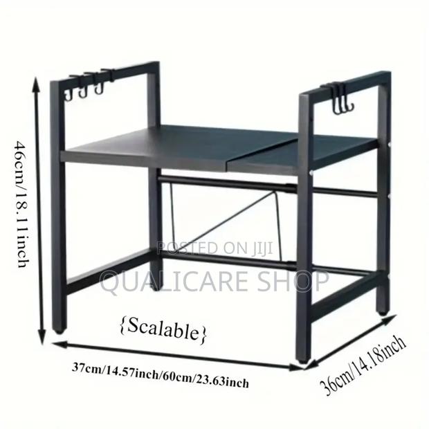 Single Layer Adjustable Microwave Organizer · Photo 3