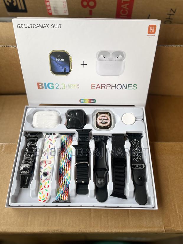 Smart Watch and Earbuds With 7 Straps · Photo 2