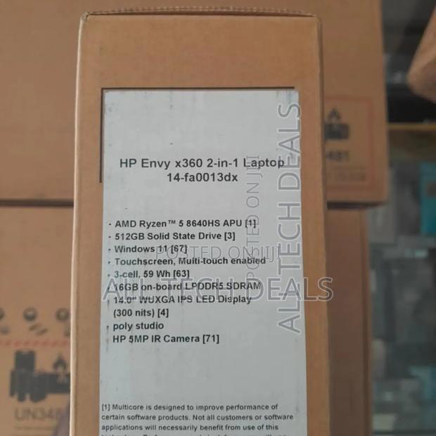 New Laptop HP Envy 14 16GB AMD Ryzen SSD 512GB · Photo 2