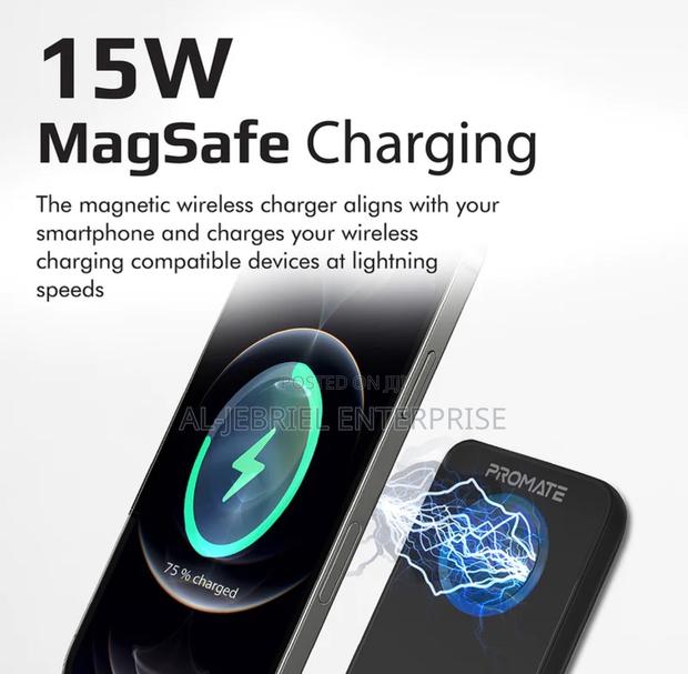 Promate POWERMAG 10+ 10000MAH Magsafe Wireless Powerbank · Photo 3