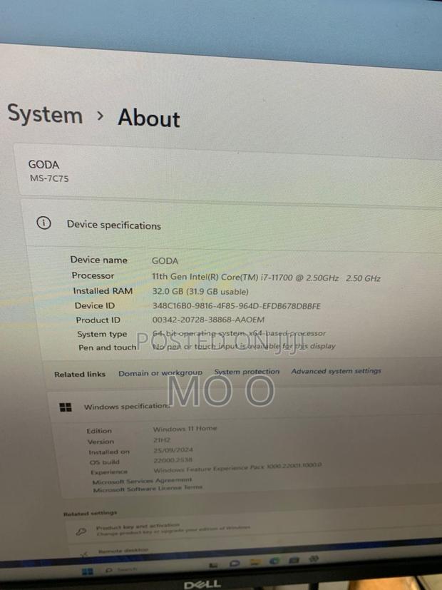 New Desktop Computer Asus ROG STRIX GD30CI 16GB Intel Core I7 SSD 1T · Photo 6