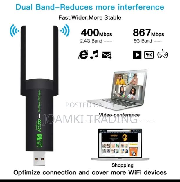 Wifi Adapter + Bluetooth Dual-Band 2g/5ghz Network Card · Photo 2