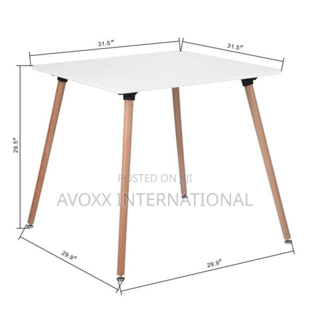 Rokrhomy Casa Rookie Square 31.5-in White Dining Table · Photo 4