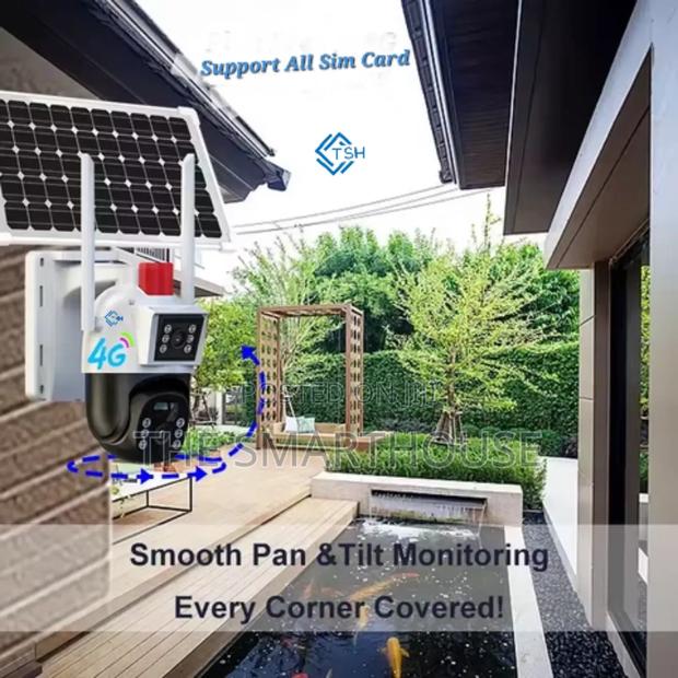 TSH 4g Solar Dual Lens CCTV (Support All Network in Ghana) · Photo 2