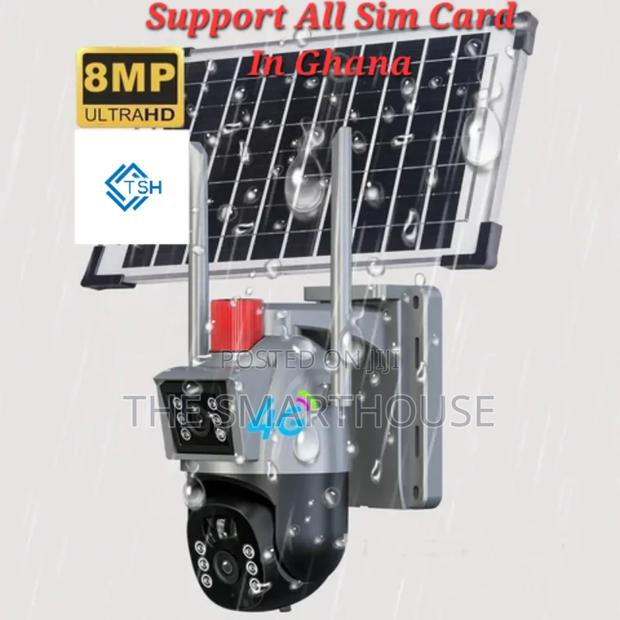 TSH 4g Solar Dual Lens CCTV (Support All Network in Ghana) · Photo 3