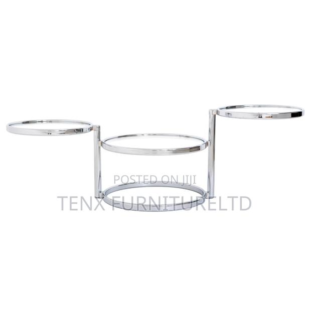 Coffee Table (Rotating) Glass ) Steel · Photo 4