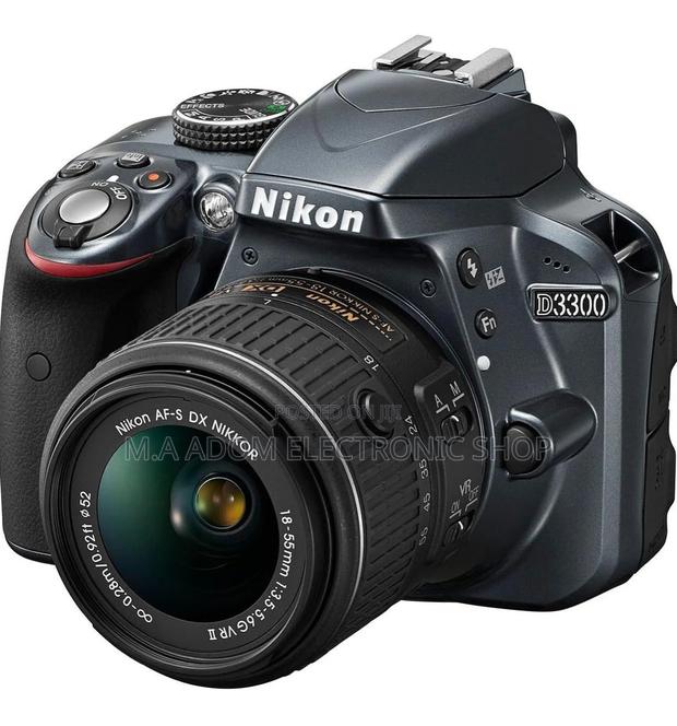 Nikon D3300 Digital SLR Camera (24.2 MP, 3 Inch LCD) - Grey · Photo 1