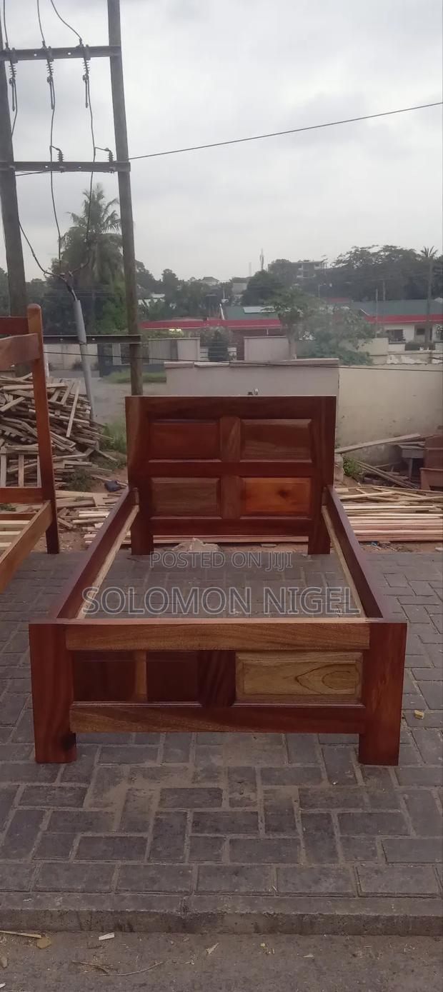 Woodenoneandahalfbedframe. 42"/75" · Photo 1