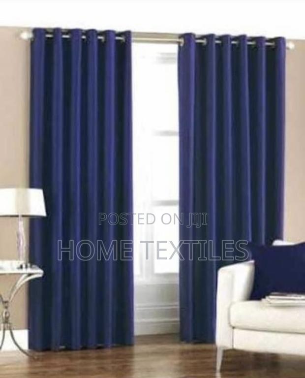 Blue Combination Blackout Curtains 2 in 1 · Photo 1