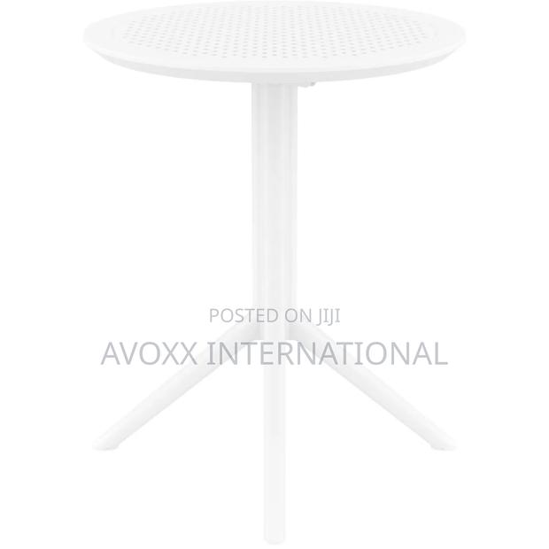 Siesta Sky Folding Table 60 Round - 2 PCS/ White Color · Photo 4