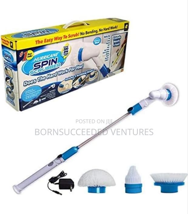 Plastic Electric Spin Scrubber Machine Floor Bathroom · Photo 1