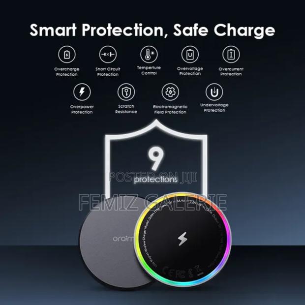 Oraimo Power Dock 15w Magnetic Wireless Charging Pad · Photo 6