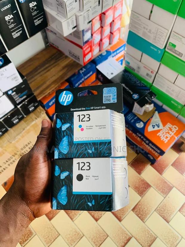 Hp 123 Ink Jet Black Cartridge Each Color · Photo 1