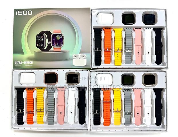 I600 Ultra Series 9 Smart Watches With 7 Straps and I12 · Photo 1