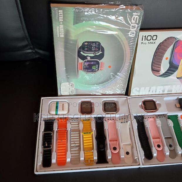 I600 Ultra Series 9 Smart Watches With 7 Straps and I12 · Photo 2