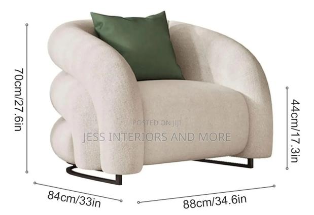 Accent Chair (White) · Photo 1