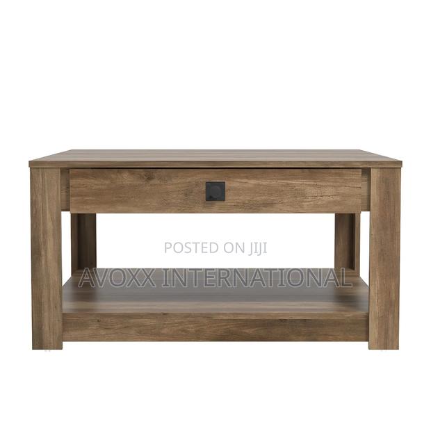 Galano Philia Square Modern Coffee Table With Storage Drawer · Photo 5