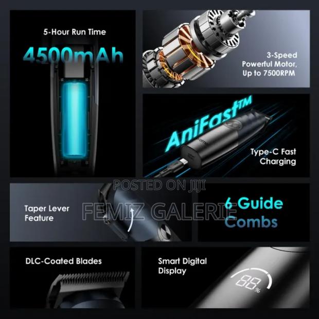 Oraimo Smart Clipper Pro Max Professional Hair Clipper · Photo 6