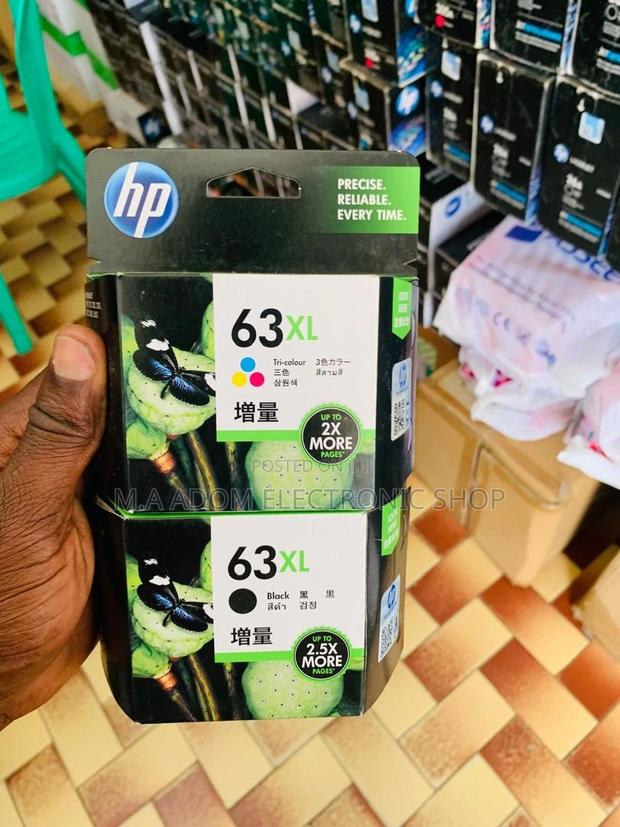 Power Through Your Printing: HP 63XL Black Ink Cartridge · Photo 1