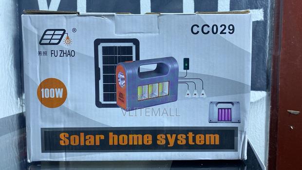Portable Solar Light +3 Bulbs - Cc029 · Photo 1