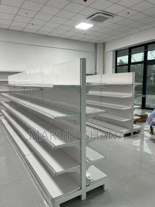 Heavy Duty Double-Sided Supermarket Shelves | Retail Display Rack · Photo 1