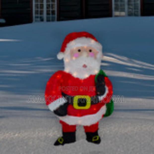 Northlight 32" Lighted Chenille Santa Christmas Decoration · Photo 2