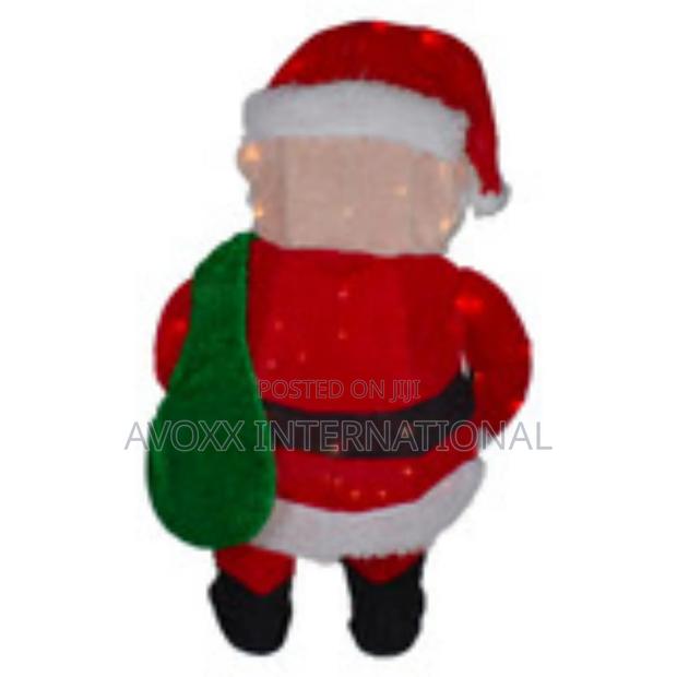 Northlight 32" Lighted Chenille Santa Christmas Decoration · Photo 4