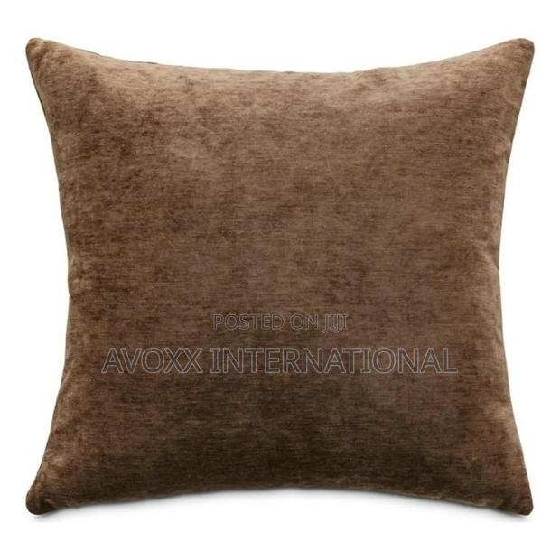 The Smith 20" Square Chenille Pillow Chocolate/ 2 PCS · Photo 1