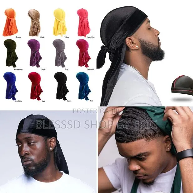 Velvet Durags. Longest for Fashion and Hairstyle Protection · Photo 1