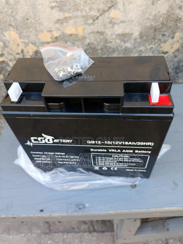 12v 18ah CSB Lead Acid Battery · Photo 2