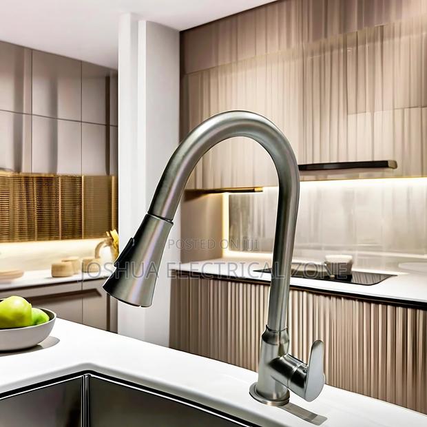 Pull Out Taps-kitchen Sink Taps, Basin,With 360 Swivel Spout · Photo 3