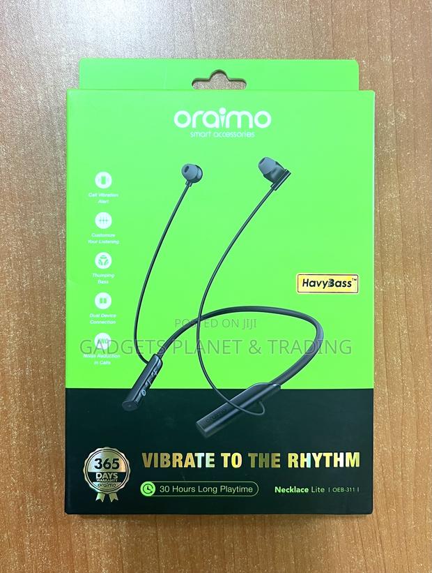 Oraimo Necklace Lite Call Vibrate Wireless Headset | Oeb-311 · Photo 1