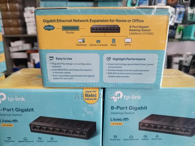 Tp-Link 8 Port Gigabit Desktop Switch Ls1008g · Photo 2