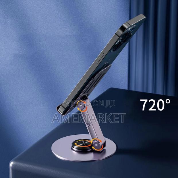360 Rotating Metal Desktop Phone Tablet Holder iPad Stand · Photo 2