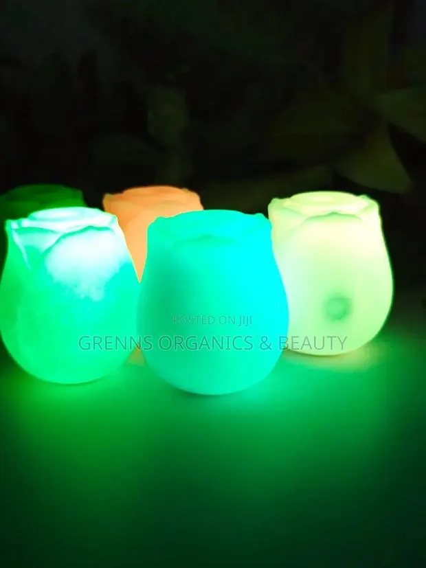 Rose Suction Vibrator Glow in Dark – 5 Colors · Photo 1