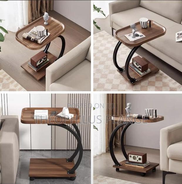 Movable Wooden Coffee Table ,Side Table . · Photo 1
