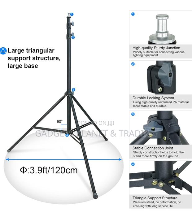 Linco Heavy Duty 9 Feet/2.8 Metal Photography Light Stand · Photo 2