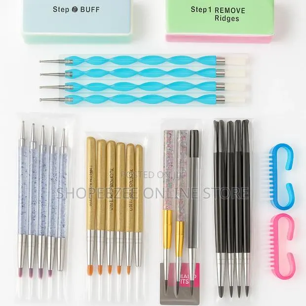 Full Nail Art Brush Set / Salon Acrylic Nail Art Tool Set · Photo 1