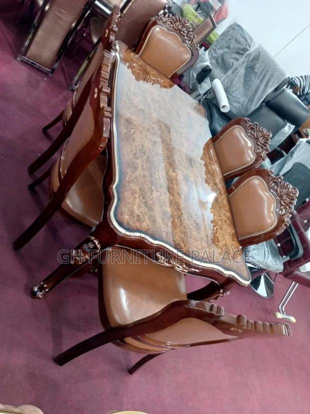 Royal Dinning Table With Six Chairs · Photo 3