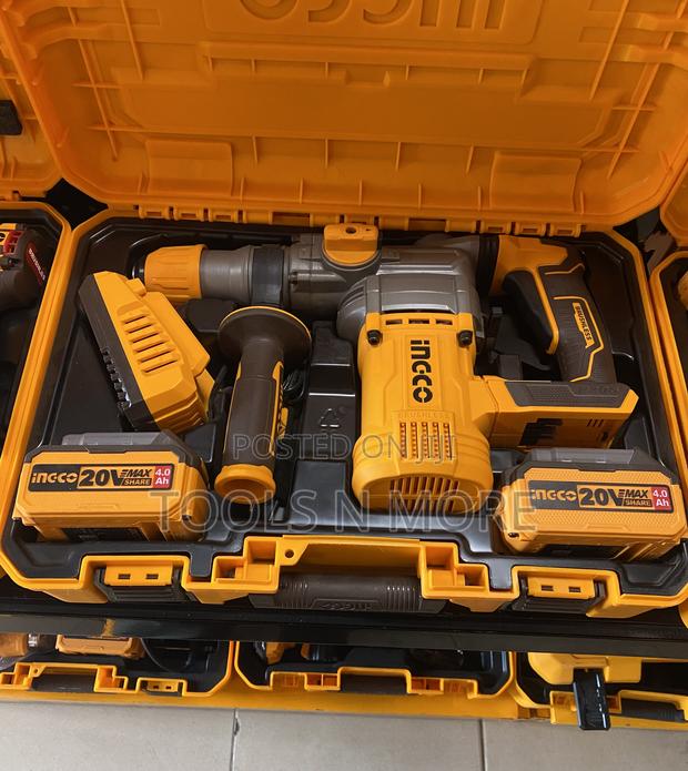 Ingco Cordless Rotary Hammer Set 28mm 20v · Photo 1
