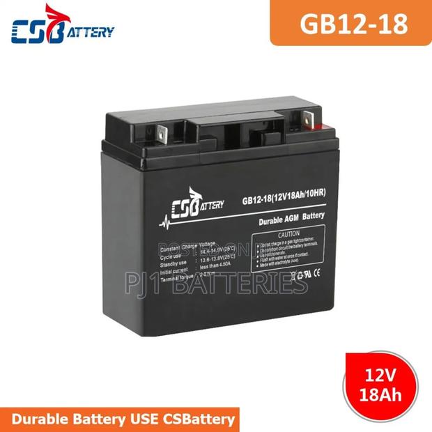 12v 18ah CSB Battery · Photo 1
