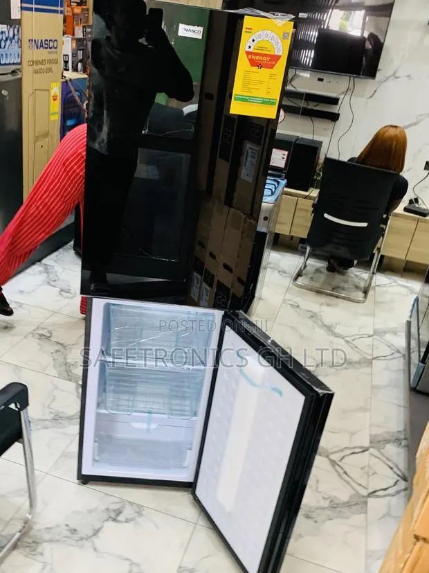 Just Buy Nasco Nasd2-24fl 196litre Double Door Bottom Freezer Mirror · Photo 1