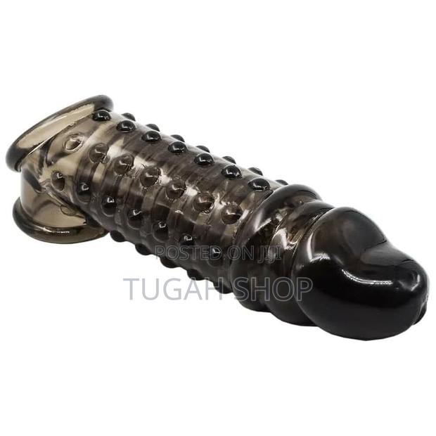 Silicone Cock Sleeve,Reusable Penis Extension, Delayed Ejacu · Photo 2
