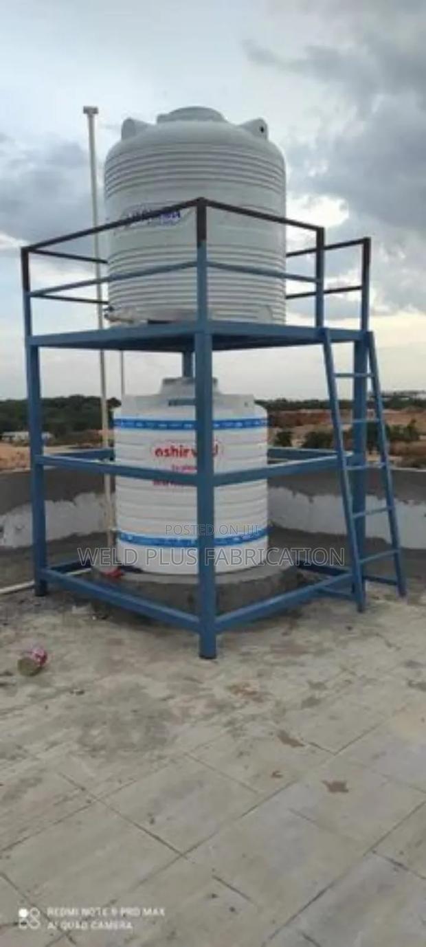 Fabricated Poly Tank Stand · Photo 1