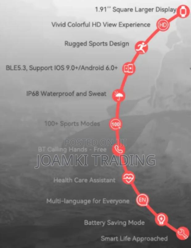 Rugged Smart Watch, Bt Call, Health Care, Ip68, Ios/Android · Photo 8