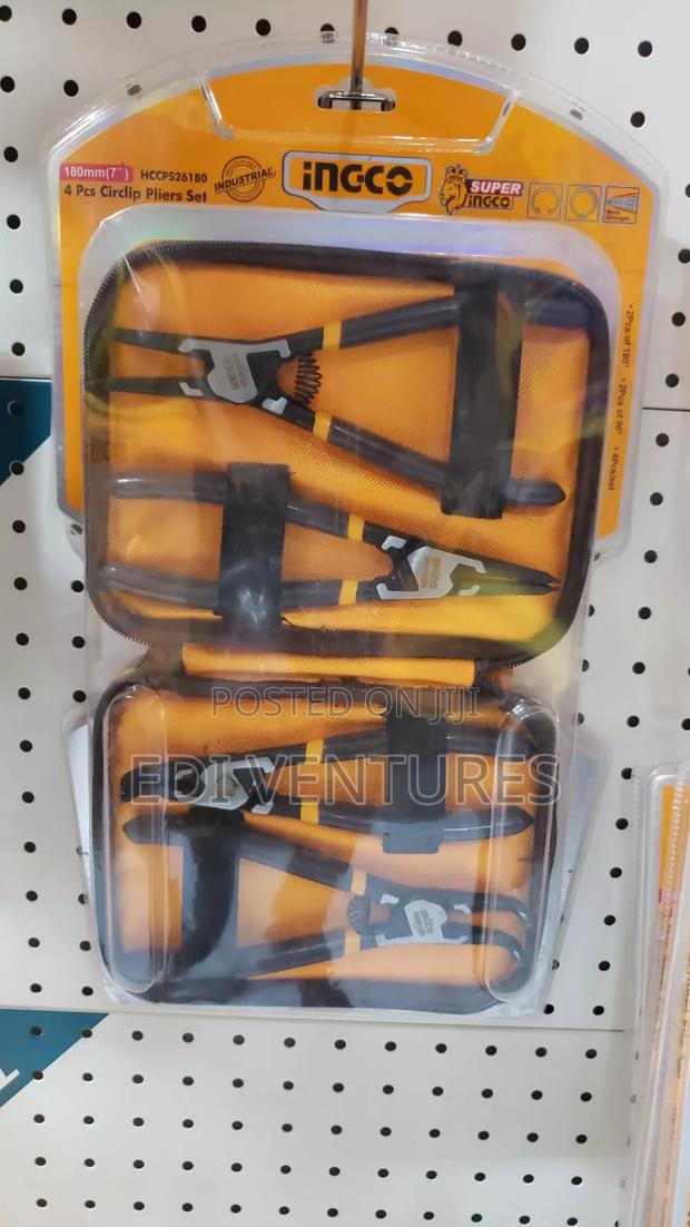Ingco 4 Pieces Set Circlip Pliers Hccps26180 · Photo 1
