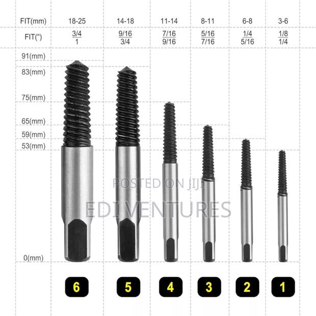 Ingco 6 Pieces Screw Extractor Set · Photo 2