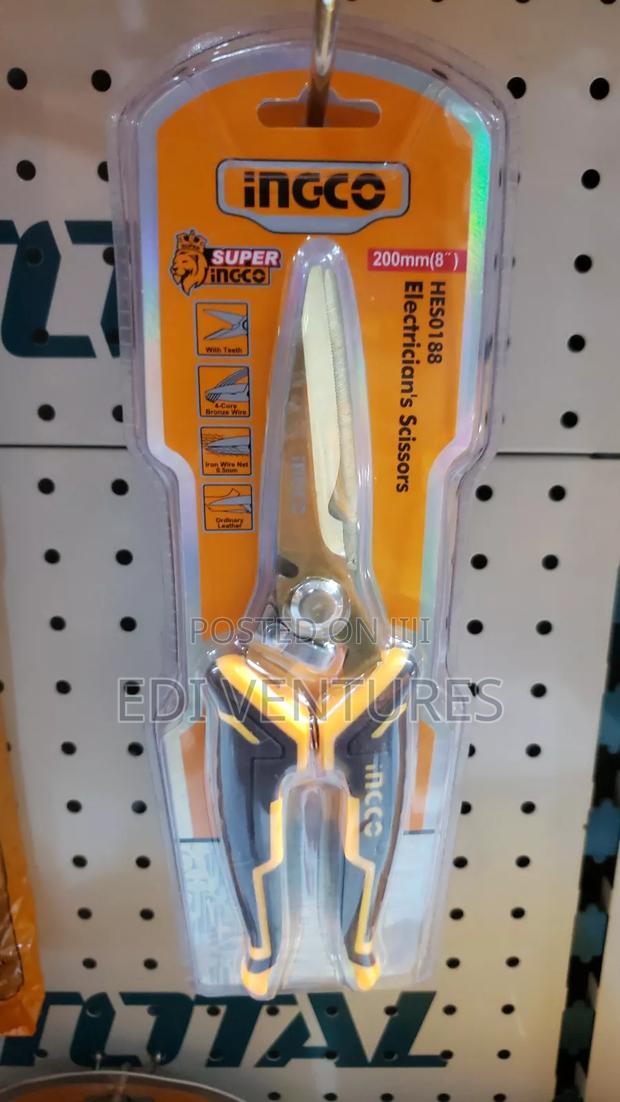 Ingco Electrician's Scissors. Hes0188 · Photo 1