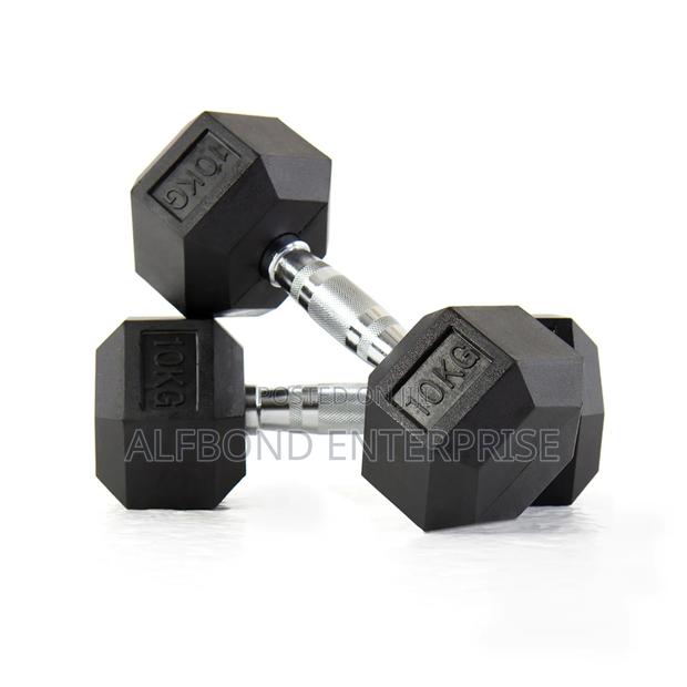 10kg X2 Hex Dumbbells · Photo 1