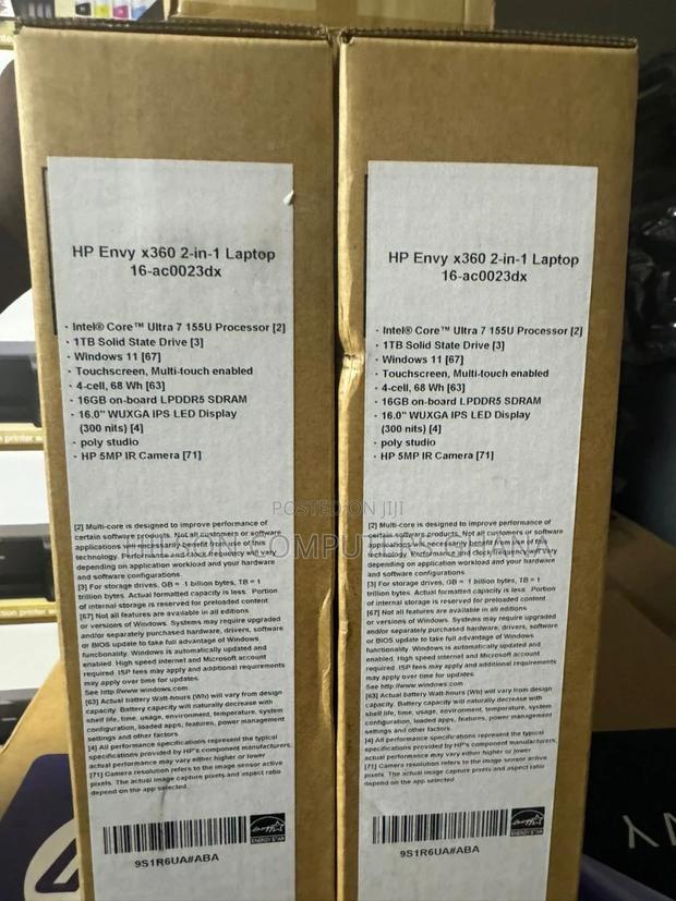 New Laptop HP Envy x360 16GB Intel Core Ultra 7 SSD 1T · Photo 5